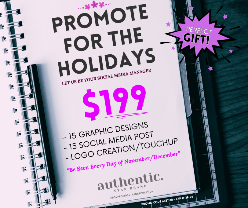 Promote for the Holidays!